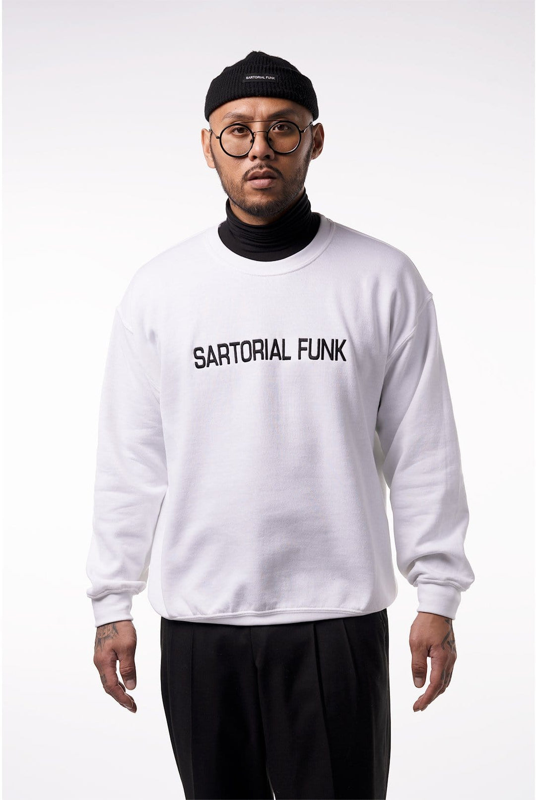 Sartorial Funk Crew Neck Sweater