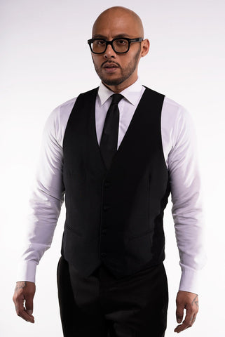 -Silver- Fabric Vest Selection