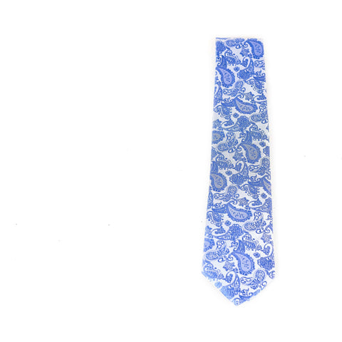 Paisley Sky Blue Tie